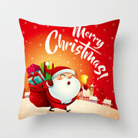 HKM-325459 Santa Snowman Decorative Pillowcase for Living Room and Bedroom