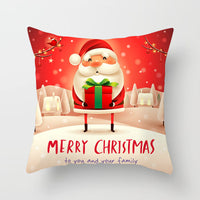 HKM-325459 Santa Snowman Decorative Pillowcase for Living Room and Bedroom