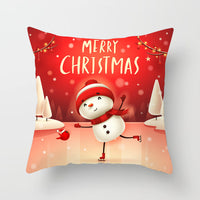 HKM-325459 Santa Snowman Decorative Pillowcase for Living Room and Bedroom
