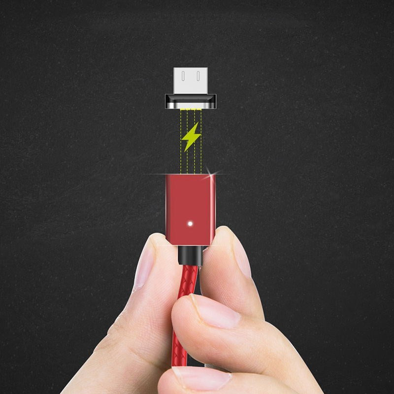 HKM-325587 Three-in-One Magnetic Data Cable with Stable Connection and Durable Design