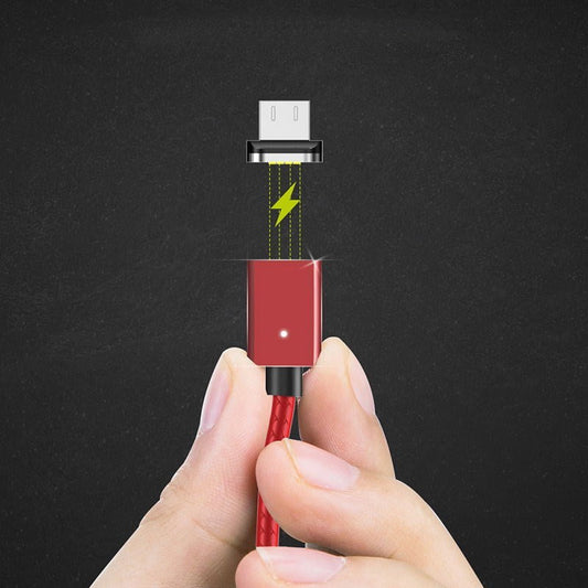 HKM-325587 Three-in-One Magnetic Data Cable with Stable Connection and Durable Design