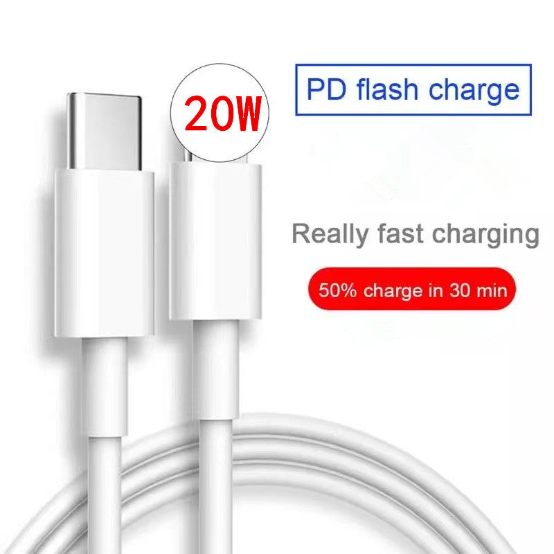 HKM-325715 Fast Charging Data Cable 1m/2m - 18W/20W PD Compatible with Apple Devices