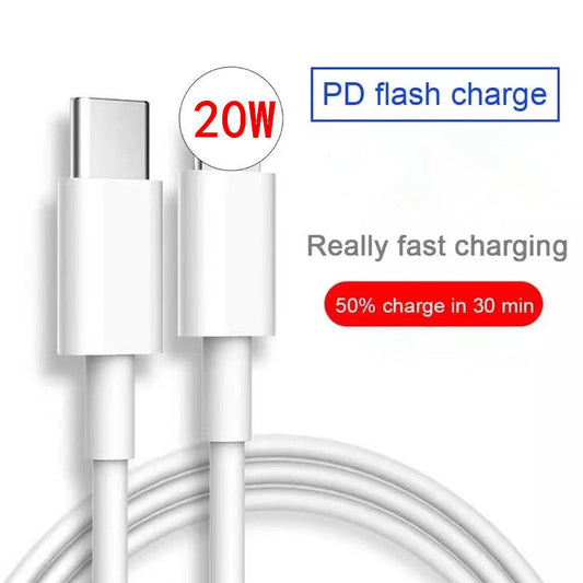 HKM-325715 Fast Charging Data Cable 1m/2m - 18W/20W PD Compatible with Apple Devices