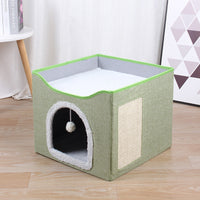 HKM-325715 Indoor Foldable Stool Pet Cat Kennel