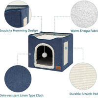 HKM-325715 Indoor Foldable Stool Pet Cat Kennel