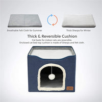 HKM-325715 Indoor Foldable Stool Pet Cat Kennel