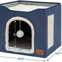 HKM-325715 Indoor Foldable Stool Pet Cat Kennel