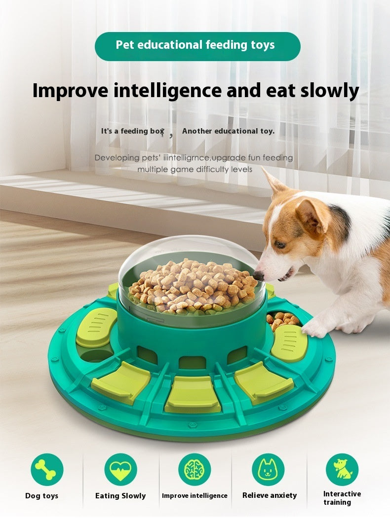 HKM-325779 Interactive Dog Puzzle Toy For IQ Improvement And Slow Feeding Suitable For All Sizes Pets Nutritious Diet-Friendly Non-Electric Plastic Pets Game Pet Products