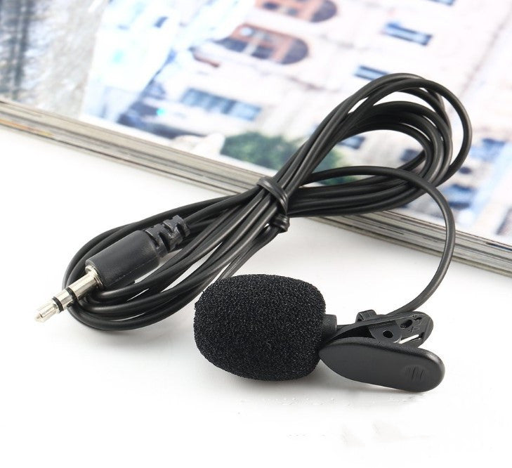 KTX-326035 Condenser Lavalier Microphone with 3.5mm Jack and 2m Cable Length