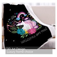 HKM-326163 Soft Black Lamb Wool Sherpa Fleece Blanket - Cozy Throw for Home, Office, and Outdoor Use (50"x60" or 60"x80")