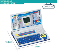 HKM-326291 Classic Intelligent Educational Laptop for Kids - Learning Toy for Ages 2 to 13 Years