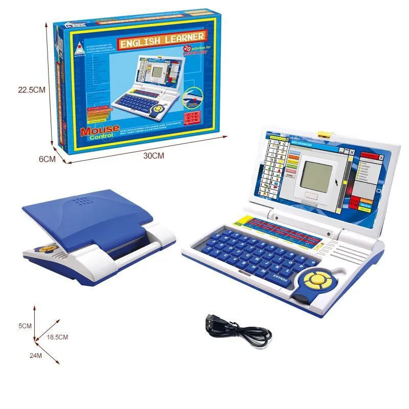 Classic Intelligent Educational Laptop for Kids - Learning Toy for Ages 2 to 13 Years