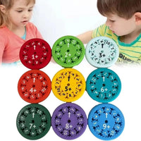 HKM-326483 9pcs Fidget Toy Set for Addition, Subtraction, Multiplication, and Division - Educational Calculations for Kids 5-7 Years