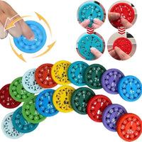 HKM-326483 9pcs Fidget Toy Set for Addition, Subtraction, Multiplication, and Division - Educational Calculations for Kids 5-7 Years