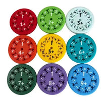 HKM-326483 9pcs Fidget Toy Set for Addition, Subtraction, Multiplication, and Division - Educational Calculations for Kids 5-7 Years