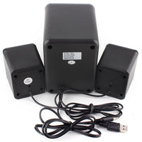 HKM-326547 Mini Colorful LED 2.1 USB Computer Speaker with 3.5mm Jack and Perfect Sound Quality