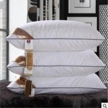 HKM-326611 Cervical Vertebra Support Pillow with Polyester Fiber Filling, Rectangular Shape, 15.1-20cm Height