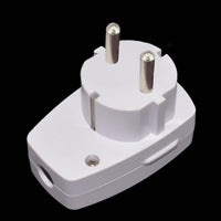 HKM-326739 European Standard 16A Two-Pole Power Supply Plug - Rated Voltage 250V, White WN-21