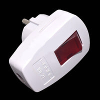 HKM-326739 European Standard 16A Two-Pole Power Supply Plug - Rated Voltage 250V, White WN-21