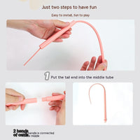 HKM-326931 Silicone Replaceable Cat Playing Rod