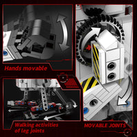 HKM-327059 Intelligent 3D Walking Robot Assembly Kit - Educational Remote Control STEM Building Block Toy for Ages 6+
