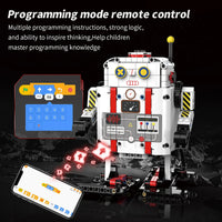HKM-327059 Intelligent 3D Walking Robot Assembly Kit - Educational Remote Control STEM Building Block Toy for Ages 6+