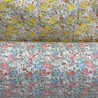HKM-327315 Eco-Friendly Twill Cotton Fabric with Botanical Print for Children's Apparel and Home Décor