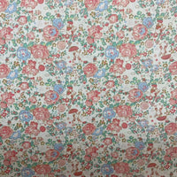 HKM-327315 Eco-Friendly Twill Cotton Fabric with Botanical Print for Children's Apparel and Home Décor