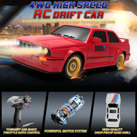 HKM-327443 1:16 Scale RC Drift Car, 4WD Remote Control Vehicle, Indoor/Outdoor Use, Ready-to-Go, 4 Channels