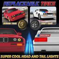 HKM-327443 1:16 Scale RC Drift Car, 4WD Remote Control Vehicle, Indoor/Outdoor Use, Ready-to-Go, 4 Channels