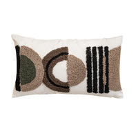 HKM-327443 Cotton Canvas Loop Tufted Pillow – 45x45cm and 30x50cm Options Available