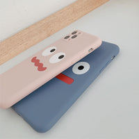 HKM-327571 Sakura Pink & Lavender Gray TPU Phone Case for Compatible iPhone Models