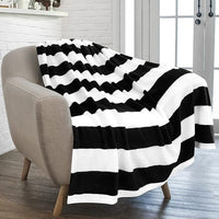HKM-327635 Christmas Snowflake Flannel Blanket - 3D Printed Nap Quilt Available in Multiple Sizes