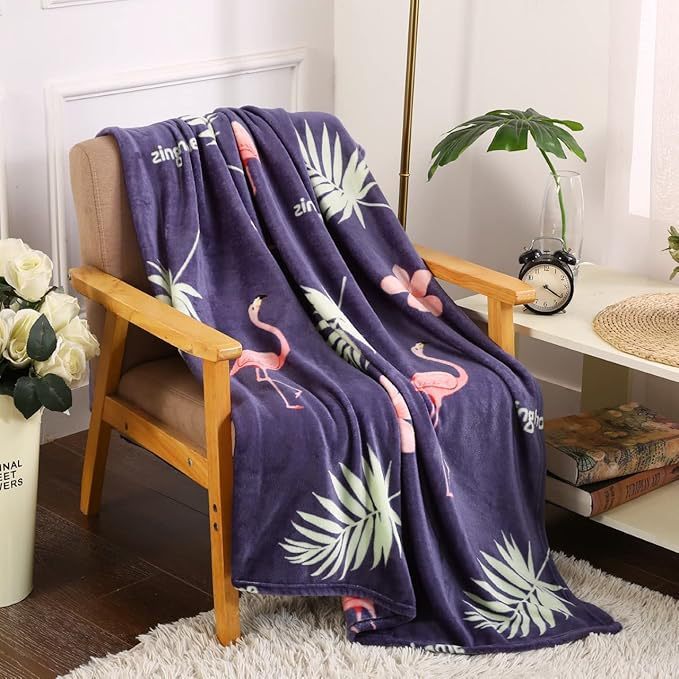 HKM-327635 Christmas Snowflake Flannel Blanket - 3D Printed Nap Quilt Available in Multiple Sizes
