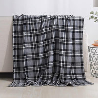 HKM-327635 Christmas Snowflake Flannel Blanket - 3D Printed Nap Quilt Available in Multiple Sizes