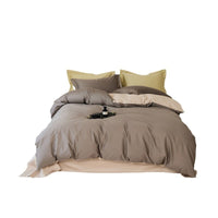 HKM-327635 Woolen Cotton Four-Piece Bed Set in Solid Color - Pure Long-Staple Cotton Bedding