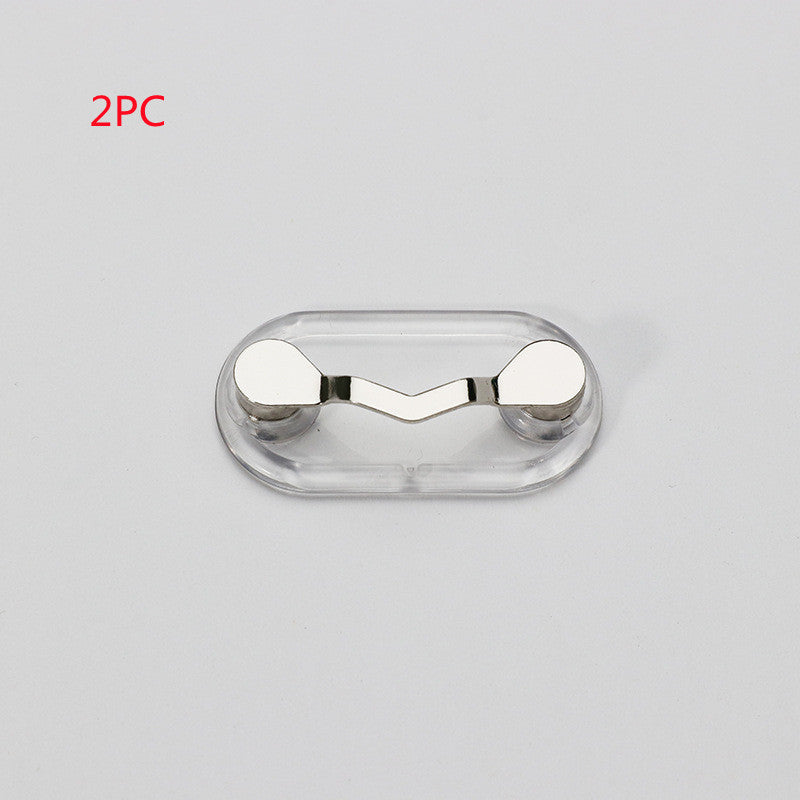 HKM-327699 Magnetic Glasses Holder in Durable ABS and Stainless Steel for Travel Storage