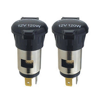 HKM-327827 Waterproof Vehicle Cigarette Lighter Socket with USB Port for Car Modification