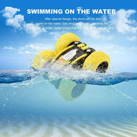 HKM-327891 Amphibious 2.4G Double-Sided RC Stunt Car with 360° Rotation for All-Terrain Fun
