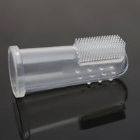 HKM-327955 Silicone Finger Toothbrush for Gentle and Effective Oral Care - 5.5 x 2.2 CM