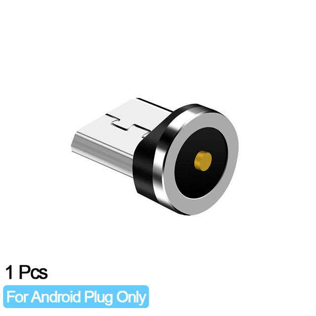 HKM-328019 Magnetic Charging Cable for iPhone and Android - Universal Compatibility with LED Indicator and Dustproof Design