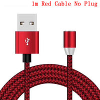 HKM-328019 Magnetic Charging Cable for iPhone and Android - Universal Compatibility with LED Indicator and Dustproof Design