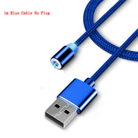 HKM-328019 Magnetic Charging Cable for iPhone and Android - Universal Compatibility with LED Indicator and Dustproof Design