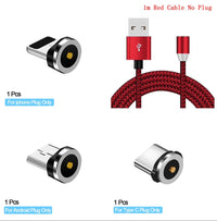 HKM-328019 Magnetic Charging Cable for iPhone and Android - Universal Compatibility with LED Indicator and Dustproof Design