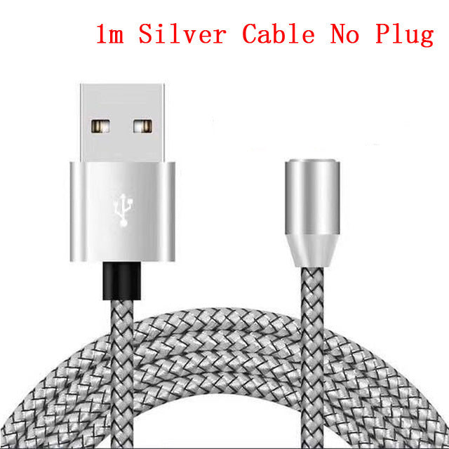 HKM-328019 Magnetic Charging Cable for iPhone and Android - Universal Compatibility with LED Indicator and Dustproof Design