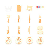 HKM-328211 Colorful Soft Clay Noodle Making Machine Toy Set for Kids Ages 3+ - 8 Colors Included