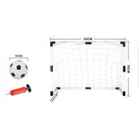 HKM-328275 Child-Friendly Soccer Goal Set with Ball for Outdoor Play Ages 2-7