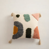 HKM-328403 Tufted Cotton Decorative Pillowcase for Modern Home Decor - Various Floral Designs