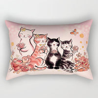 HKM-328531 Super Soft Printed Cushion Cover, Brushed Cloth and Imitation Linen, 30x50cm Pillowcase