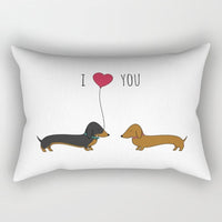 HKM-328531 Super Soft Printed Cushion Cover, Brushed Cloth and Imitation Linen, 30x50cm Pillowcase